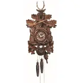 Engstler - 733 - Koekoeksklok - 1-daags kettinguurwerk - Notenhout - 40 cm