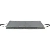 Trixie hondenkussen matras samoa vital waterafstotend opvouwbaar donkergrijs - 140x90 cm