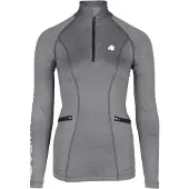 Gorilla wear Functioneel shirt 'Peyton' grijs / zwart / wit
