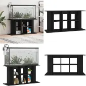 vidaXL Aquariumstandaard 120x40x60 cm bewerkt hout zwart