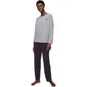 Triumph Pyjama donkerblauw / grijs
