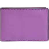 Fossil Leren kaarthoes Steven Front Pocket Wallet Bifold Bright Purple paars
