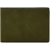 Fossil Portemonnee Steven FPW Bifold Wallet Canteen Groene