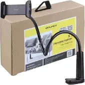 Awei X3 bureauhouder 4"-10.5" zwart/zwart lange arm