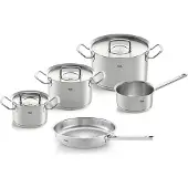 Fissler Pannenset Original Profi Collection Met Koekenpan en RVS Deksels (5-Delig)