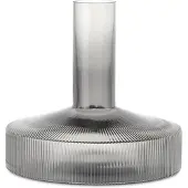Ferm Living Ripple wijnkaraf Gerookt Grijs