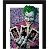 Abystyle - Framed print "The Joker Haha Cards" (30x40) x2
