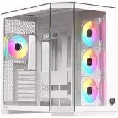 Nfortec ATX Semi-toren doos Nfortec Wit