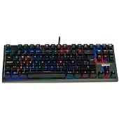 Iggual IGG317952, Kabel, USB, Mechanische schakelaar, QWERTY-lay-out, RGB-LED, Zwart