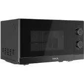 Teka Microondas MW FS20 G BK 20L 700W met Grill 1000W 5 Niveaus Knoppen Zwart