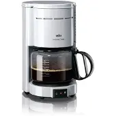 Braun Aromaster KF 47 - Koffiezetapparaat - 10 bekers - wit