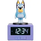 Paladone Bluey Icon Alarm Clock – Officieel Gelicentieerde Digitale Wekker met Nachtlampfunctie, Batterijvoeding-