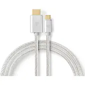 Nedis Premium USB-C naar HDMI 4K 60Hz kabel / aluminium - 2 meter