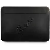 GUESS Saffiano Computerkoker (13"), Laptoptas, Zwart