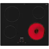 Siemens iQ100 ET61RBEA1E, Zwart, Inbouw, 60 cm, Keramisch, 4 zones, 4 zones