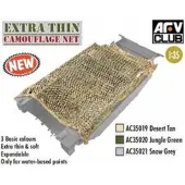 AFV Club Modelbouwpakket - AC35020 Extra Thin Camouflage Net - Jungle Green Accessoires set - 1:35 - Modelbouw