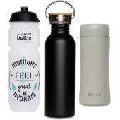 Retulp - Voordeel pakket Waterflessen - Bidon - Drinkfles - Waterfles - Thermosbeker - Waterflessen - 3 Stuks