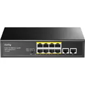 Cudy 8-poorts 10/100M PoE+ switch met 2 uplink-poorten