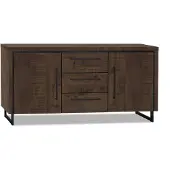 De Bommel Meubelen Dressoir Sheridan - 172 cm - Lamulux Mango - 2 deuren, 3 laden