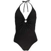 Barts Badpak Women Jarrah Halter Suit Black-Maat 36