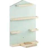 Hama houten rek wandrek hangrek voor Tonie-Box Tonies figuren oplaadstation