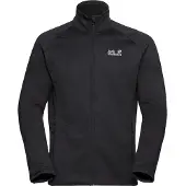 Jack Wolfskin - Peak District Fullzip - Fleecevest 3XL, zwart