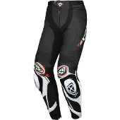 Ixon Vortex 3 PT Zwart Wit Leren Motorbroek Maat M