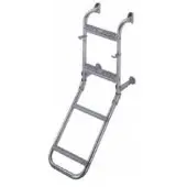 Goldenship Ladder C-90 4 Steps Zilver