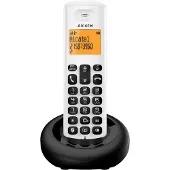 Alcatel E160, DECT-telefoon, 50 nummers, Identificatie van de beller, Zwart, Wit
