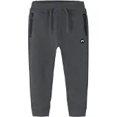 Name it Broek 'NMMVimo' donkergrijs / zwart / wit