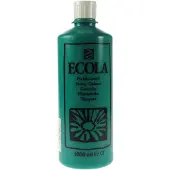 Royal Talens Talens Ecola plakkaatverf flacon van 1000 ml, donkergroen