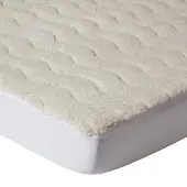 Homescapes matras-topper fleece – extra dik 320 gsm – teddy toplaag – 90x190 cm