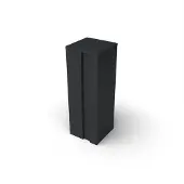 Geroba Collu Brievenbus Zwart 350 x 350 x 1000 mm