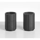 Beliani HUALLAGA - Badkameraccessoireset - Zwart - Polyresin