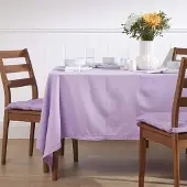 Homescapes tafelkleed lila - 137 x 178 cm, 100% katoen