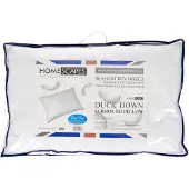Homescapes 3-kamer kussen 50x75 cm, medium-zacht met veren kern en dons