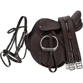 QHP - Complete zadel set Melbourne - Bruin