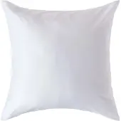 Homescapes Biologisch Kussensloop 60x60 cm – Wit – 100% Egyptisch Katoen Satijn – Draaddichtheid 400