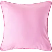 Homescapes Roze Katoenen Kussenhoes 45 x 45 cm