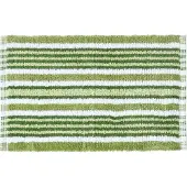 Homescapes badmat groen witte strepen 40 x 60 cm 100% katoen