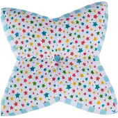 Homescapes kindervloerkussen ster 100% katoen met polyester vulling kleurrijk