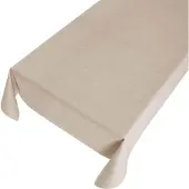 2lif Tafelzeil Linen Look Zand - 140 x 140 cm