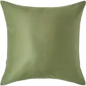 Homescapes Biologisch Kussensloop 60x60 cm – Mosgroen – 100% Egyptisch Katoen Satijn – Draaddichtheid 400