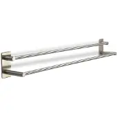 Sotech Wandgarderobe Talida zelfklevend van RVS Lengte: 735 mm dubbele