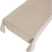 2lif Tafelzeil Linen Look Zand - 140 x 320 cm