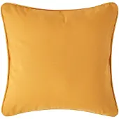 Homescapes Mosterdgeel katoenen kussenhoes 60 x 60 cm