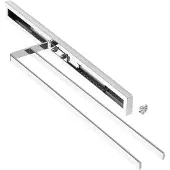Sotech handdoekuittrekelement ELEGANCE chroom 2-arm 415 mm ingestoken, 715 mm uitgeschoven handdoekhouder