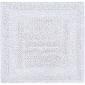 Homescapes douchemat wit 50x50 cm gemaakt van 100% katoen