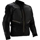Leatt ADV FlowTour 5.5 Stealth Zwart Waterdichte Textieljas Maat S