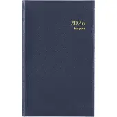 Brepols Brefix Lima dagagenda met halfuurindeling 2027 blauw (1 dag per pagina) 6-talig